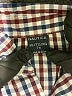 Nautica Checkered-gingham Blue Long Sleeve Button-Down Shirt Size 7 - photo 3
