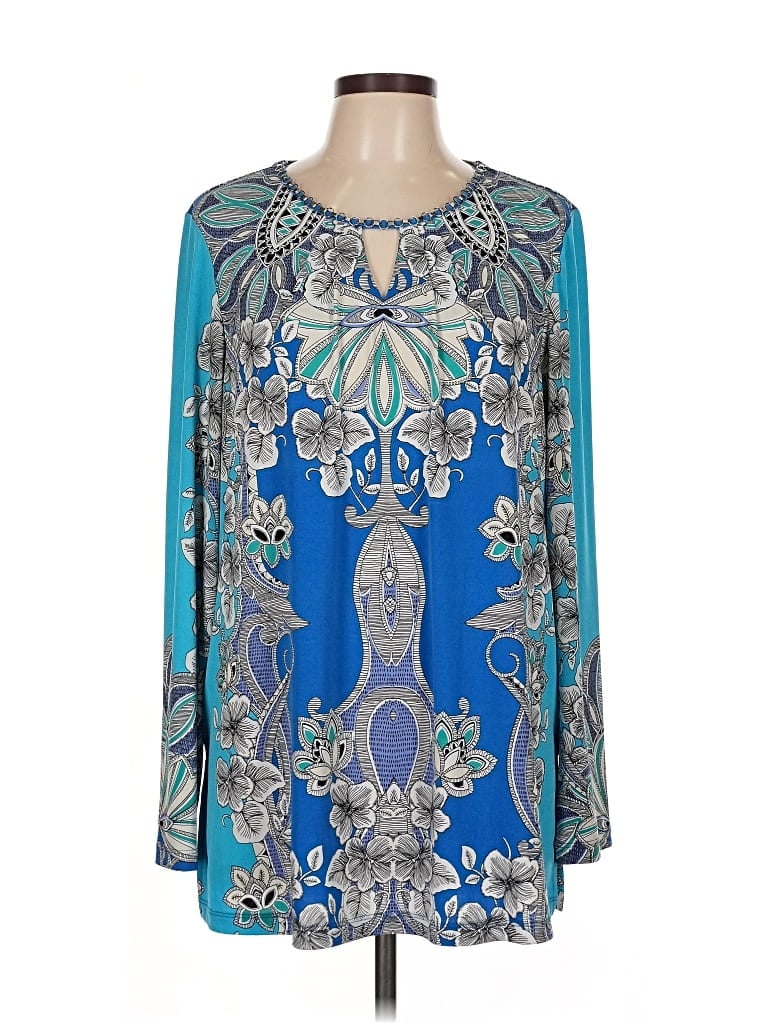 Pre-owned Susan Graver Cocktail Dress In Blue