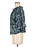 Lovestitch Floral Teal 3/4 Sleeve Blouse Size M - photo 5