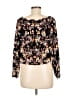 Jolt 100% Rayon Black Long Sleeve Blouse Size M - photo 2