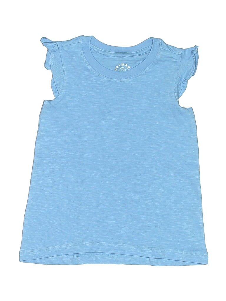 Pre-owned Primary Clothing Kids' Sleeveless T-shirt In Blue