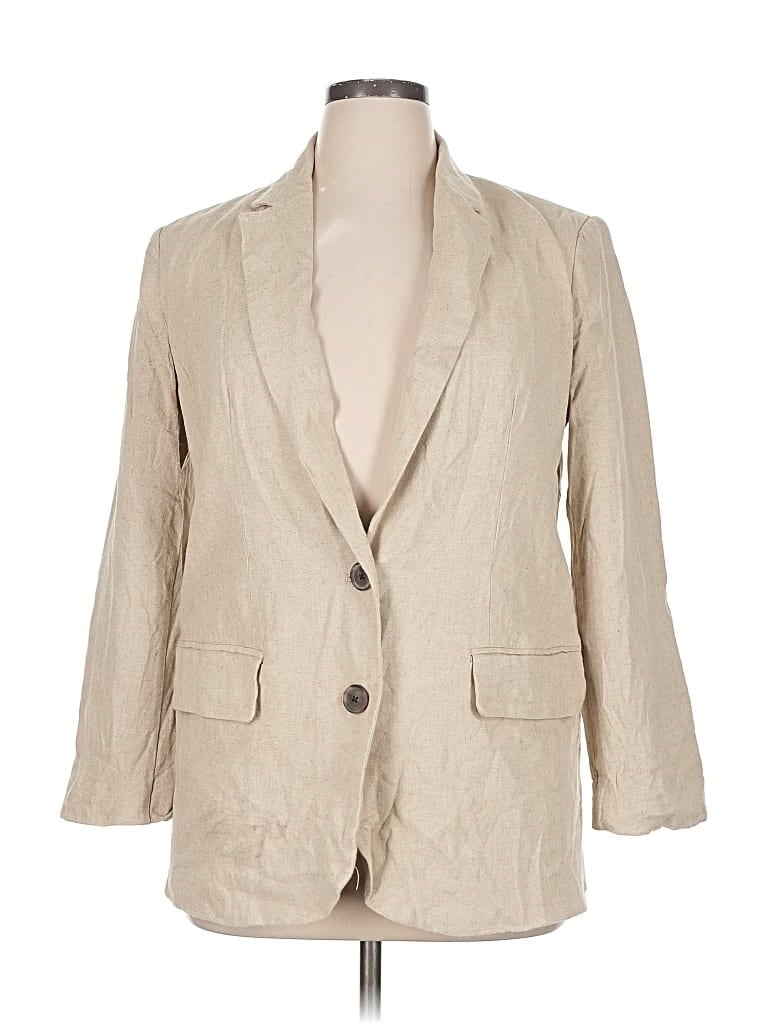 Pre-owned A New Day Blazer Jacket In Brown