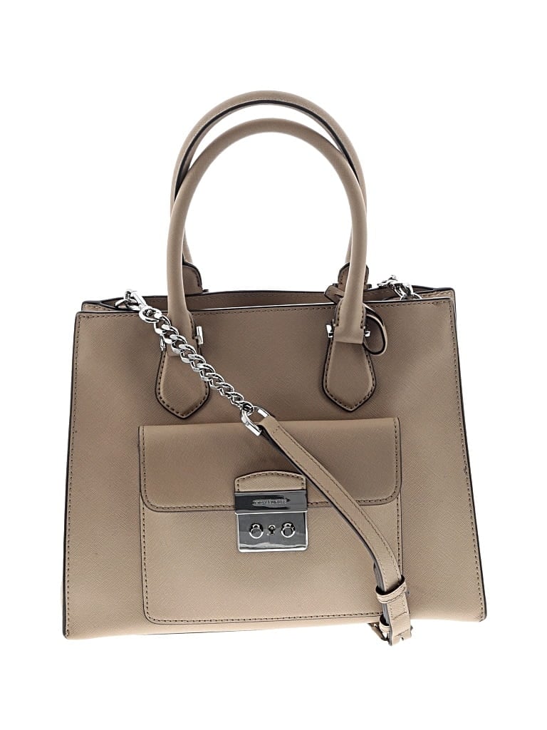Pre-owned Michael Michael Kors Leather Satchel In Brown
