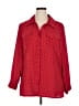 Serengeti 100% Polyester Polka Dots Red 3/4 Sleeve Blouse Size 1X - photo 1