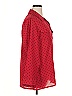 Serengeti 100% Polyester Polka Dots Red 3/4 Sleeve Blouse Size 1X - photo 4