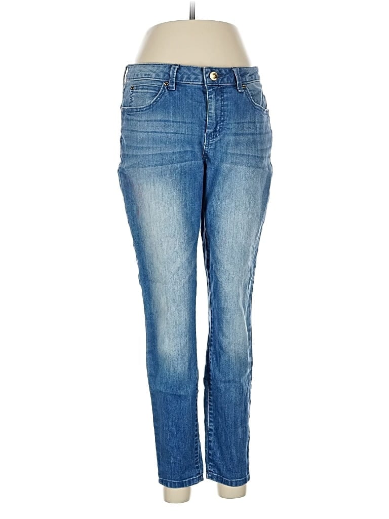 Pre-owned Jennifer Lopez Jeans In Blue