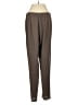 Eileen Fisher 100% Polyester Solid Brown Casual Pants Size S - photo 2