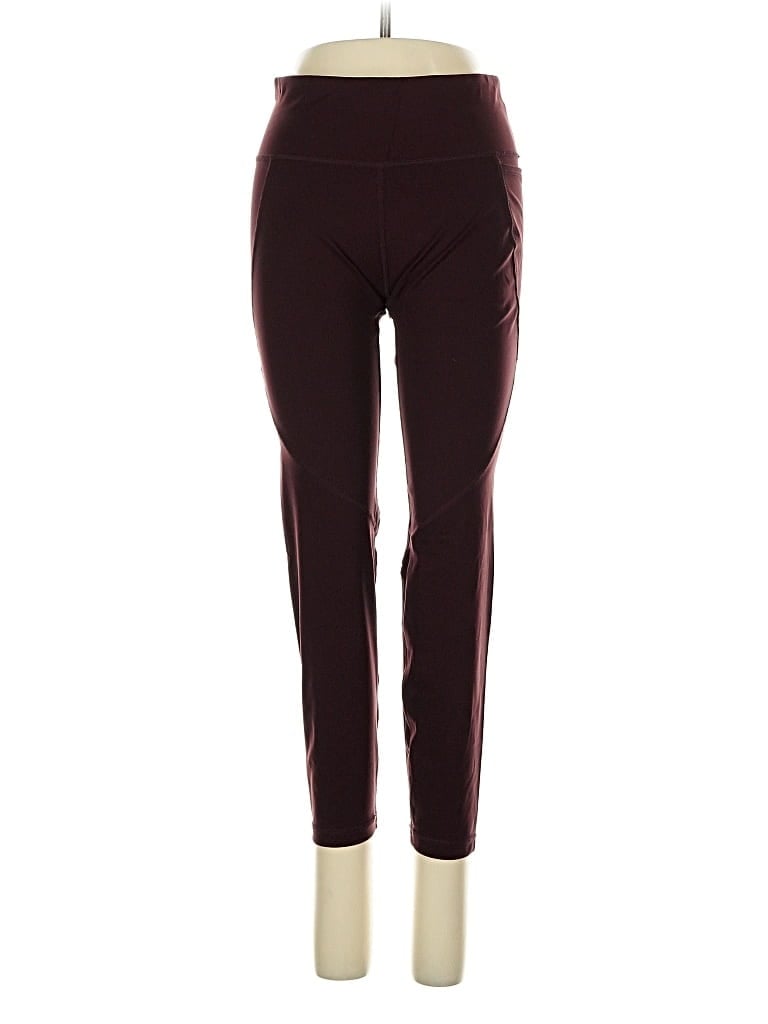 SWEATY BETTY Pre-owned Active Pants In Burgundy