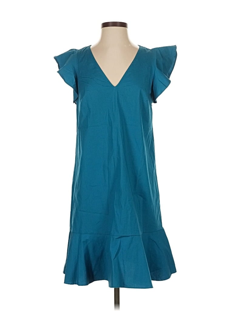 Pre-owned J.crew Mercantile Casual Dress In Blue