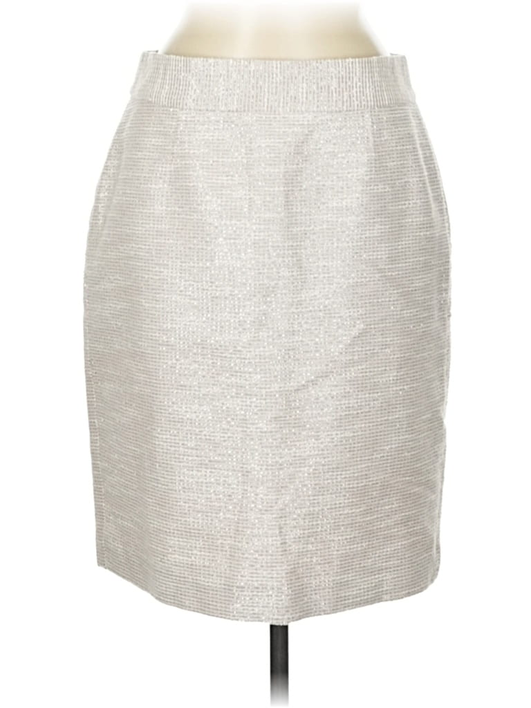 Pre-owned Br Standard Formal Skirt In Silver