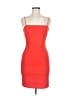 Style Rack Solid Orange Cocktail Dress Size M - photo 1