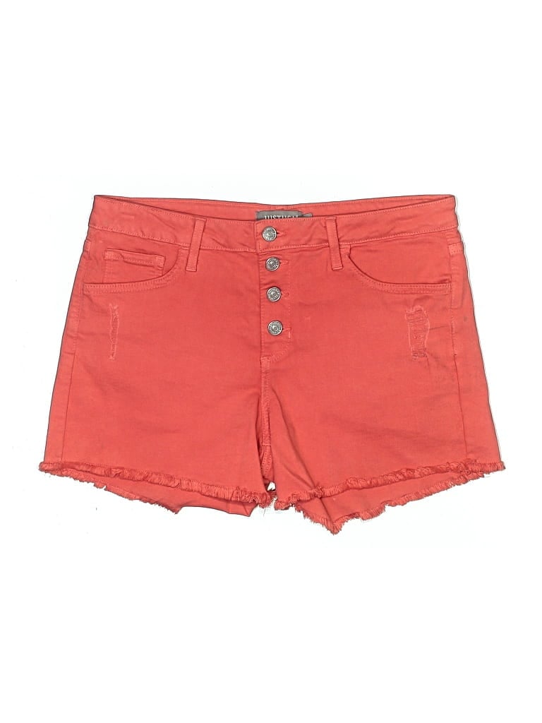 JUST USA Pre-owned Denim Shorts In Red
