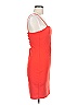 Style Rack Solid Orange Cocktail Dress Size M - photo 4