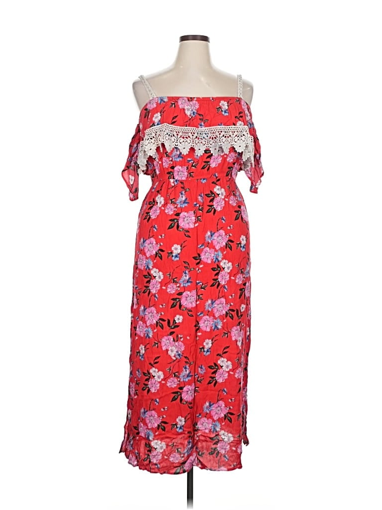 Pre-owned No Boundaries Casual Dress In Red