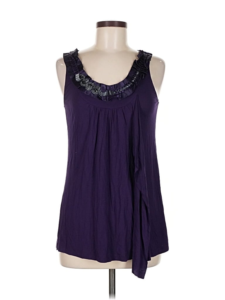 Pre-owned Kenar Sleeveless Blouse In Purple