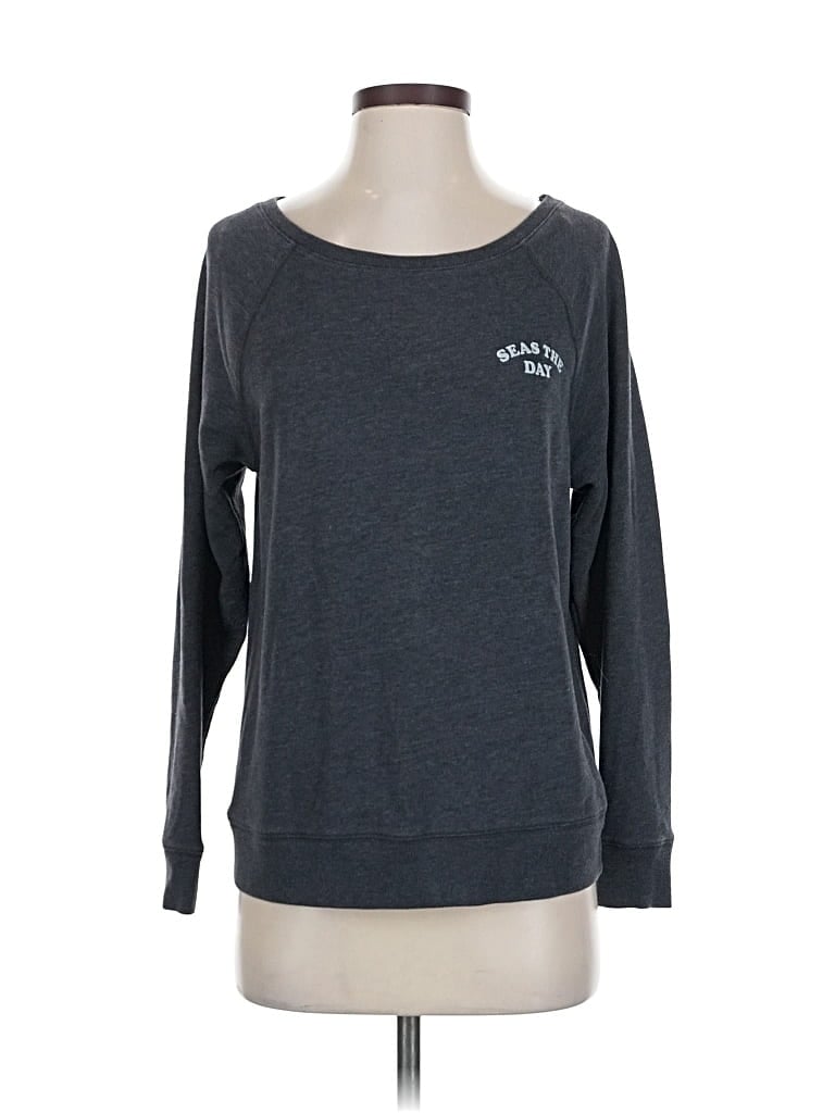 Pre-owned Victoria's Secret Pink Sweatshirt In Gray