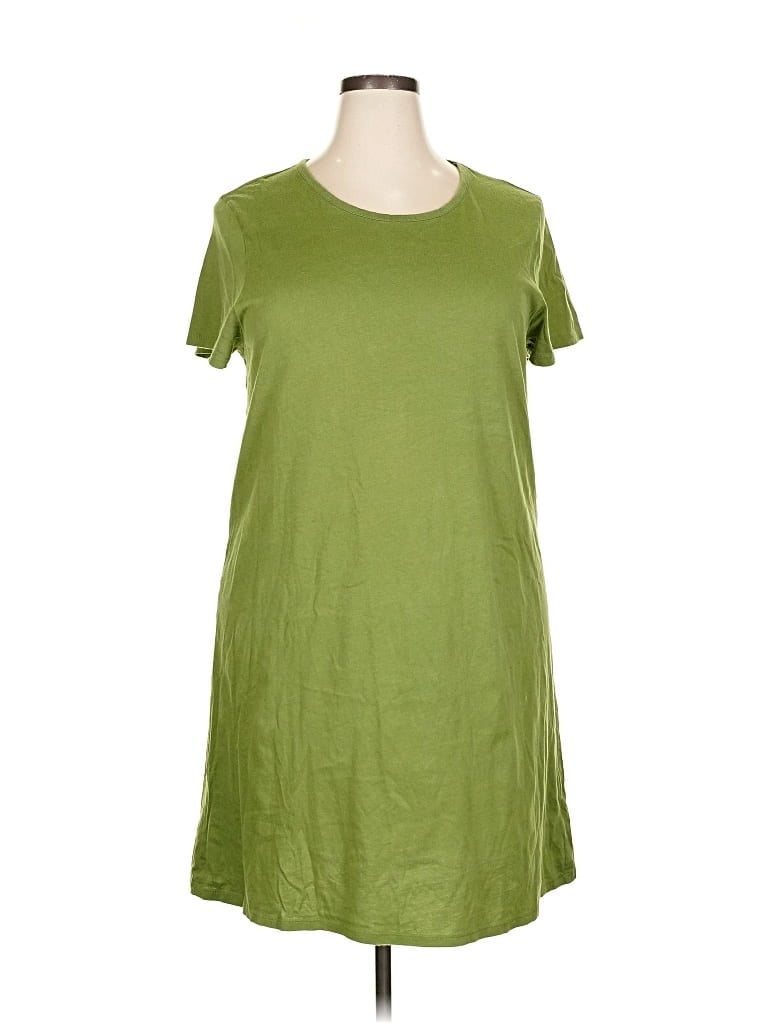 Pre-owned J.crew Factory Store Casual Dress In Green
