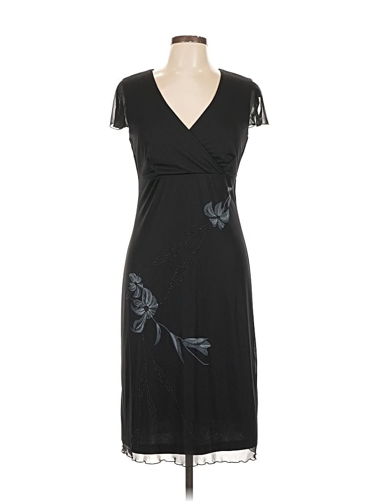 Pre-owned Agb Cocktail Dress In Black