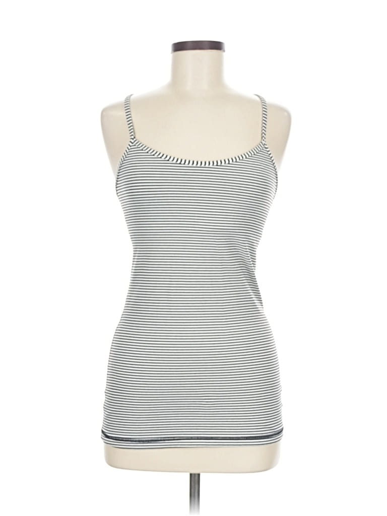 Pre-owned Lululemon Athletica Tank Top Gray Strapless Neckline Tops