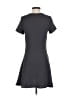 Everly Solid Gray Casual Dress Size S - photo 2