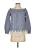Liu-Jo Blue 3/4 Sleeve Blouse Size EU (IT) 44 / US 8 - photo 1