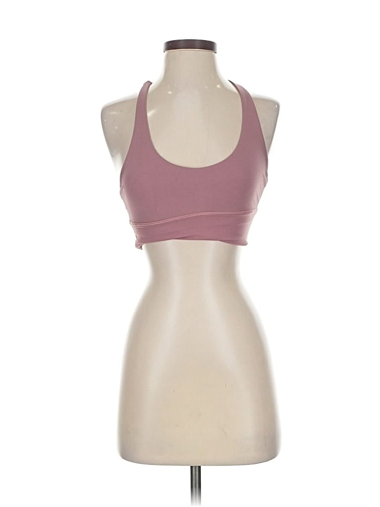 Pre-owned Lululemon Athletica Sports Bra In Pink