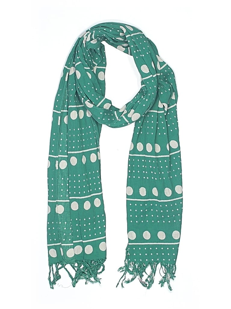 Pre-owned Unbranded Scarf In Green