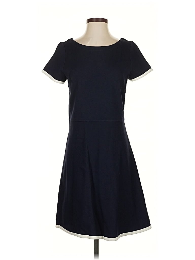 Pre-owned J.crew Factory Store Casual Dress In Blue