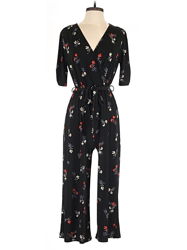 Pre-owned Kaileigh Jumpsuit In Black