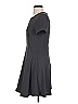 Everly Solid Gray Casual Dress Size S - photo 5
