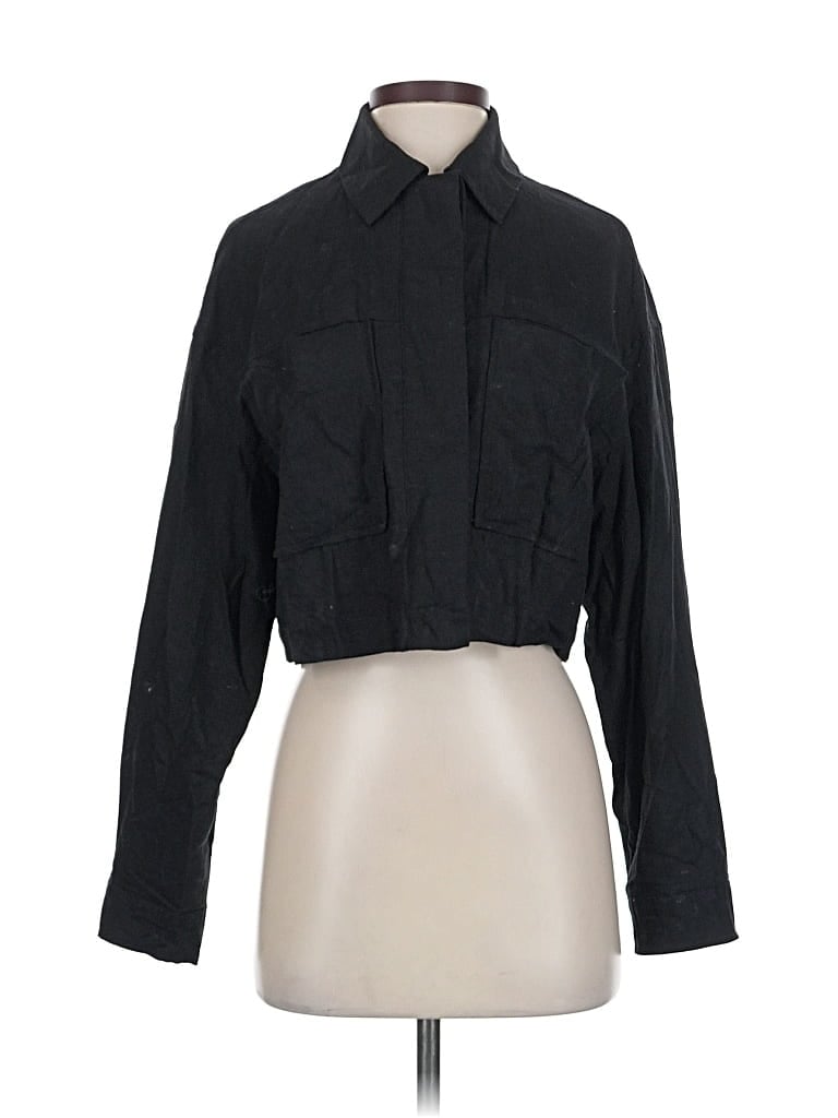 Pre-owned Zara Jacket In Black
