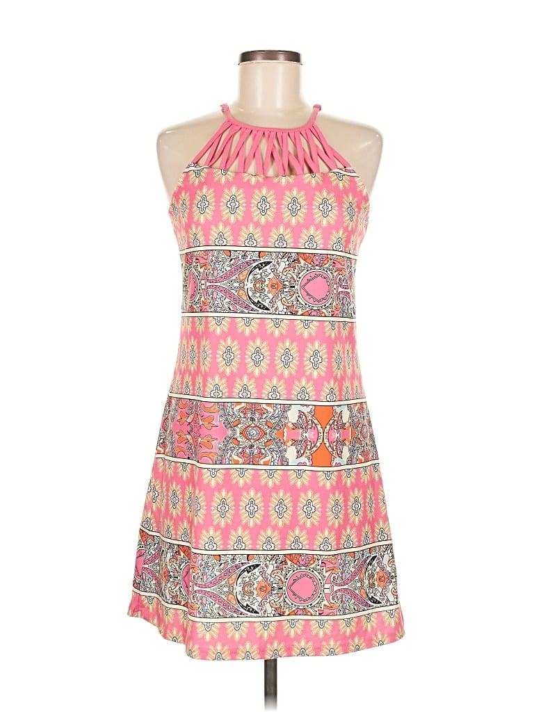 Pre-owned Unbranded Casual Dress In Pink