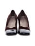 Chanel 100% Suede Color Block Burgundy Brown Square Cap Toe Heels Size EU 36 - photo 2
