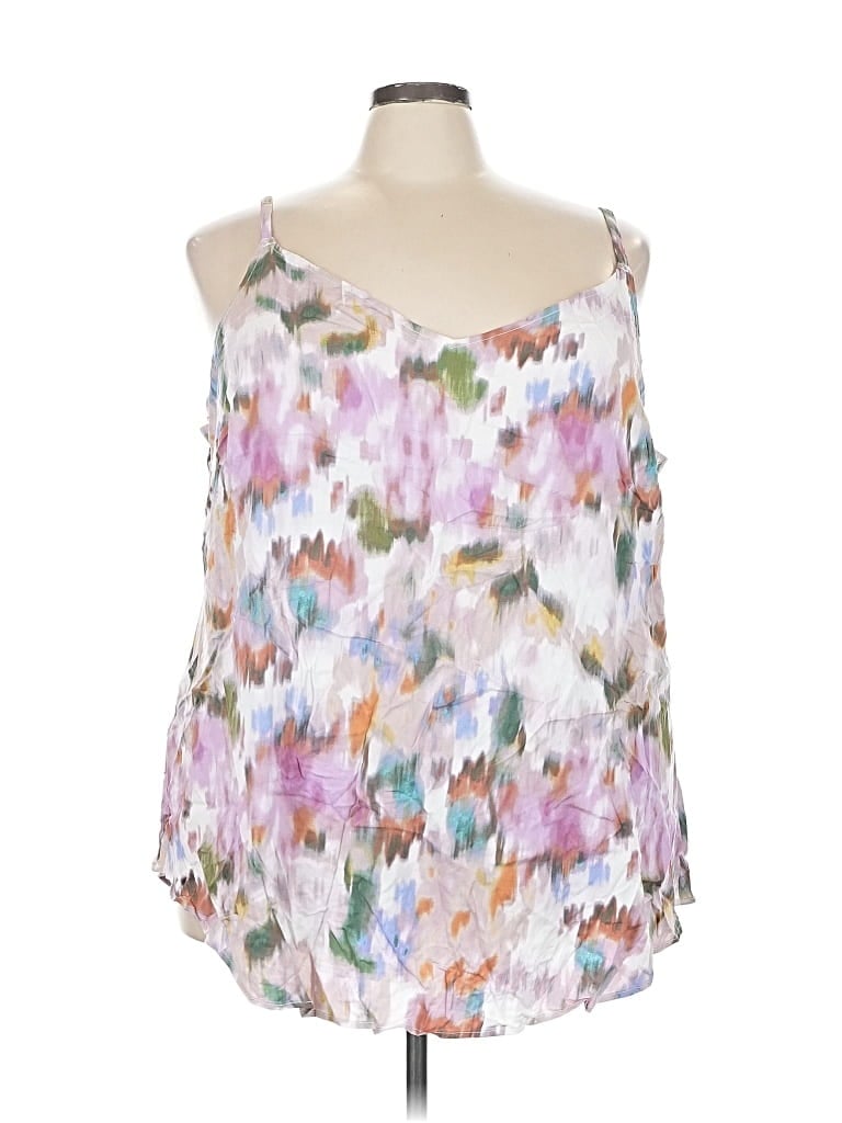 Pre-owned Torrid Sleeveless Blouse In White