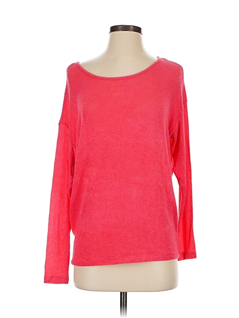 Pre-owned Bobeau Pullover Sweater In Red