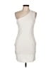 Unbranded 100% Polyester Ivory White Cocktail Dress Size L - photo 1