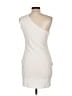 Unbranded 100% Polyester Ivory White Cocktail Dress Size L - photo 2