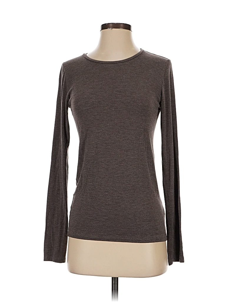 Pre-owned Nm Luxury Essentials Long Sleeve T-shirt In Gray