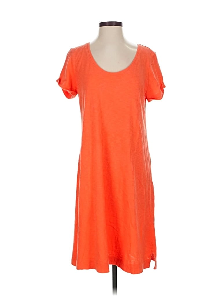 Pre-owned Lou & Grey For Loft Casual Dress In Orange