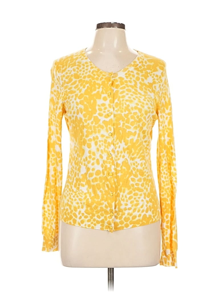 BANANA REPUBLIC Pre-owned Cardigan Sweater In Yellow