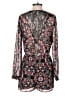 BCBGeneration 100% Polyester Paisley Black Romper Size S - photo 2
