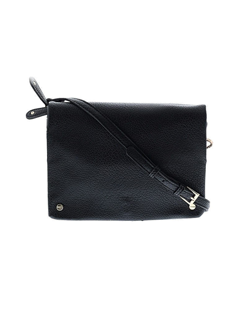 Click to view more detailed imagery on our partner's website Pre-owned Street Level Leather Crossbody Bag In Black