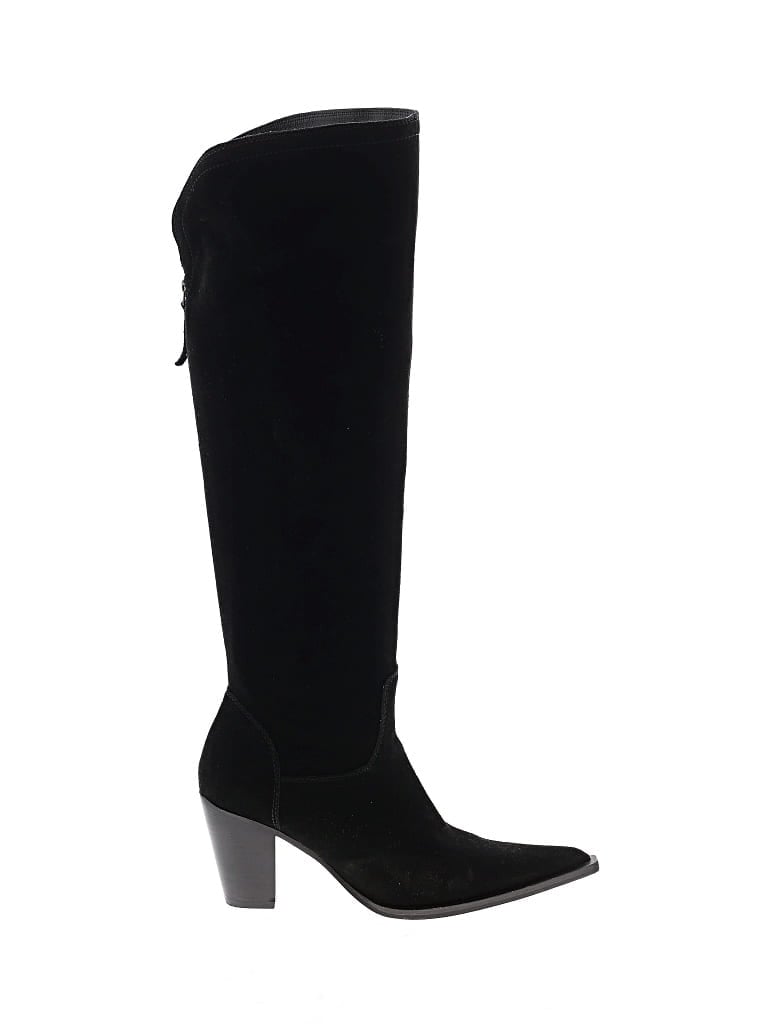 Pre-owned Free People Boots In Black