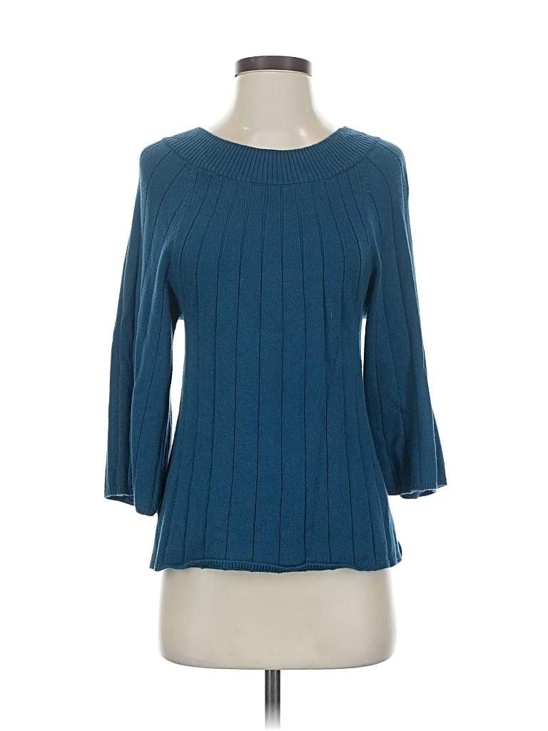 Pre-owned Ann Taylor Factory Pullover Sweater In Blue