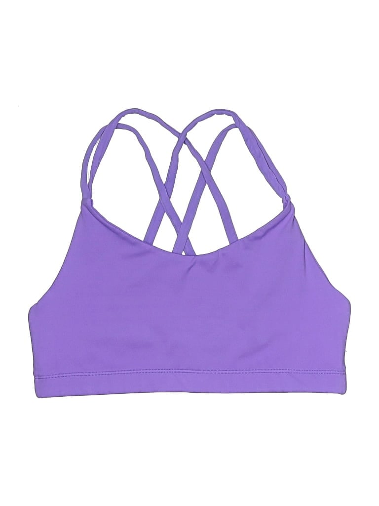 Pre-owned Vie Active Sleeveless Top Purple Halter Neckline Tops