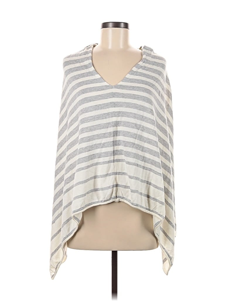 Pre-owned Talbots Poncho In Silver