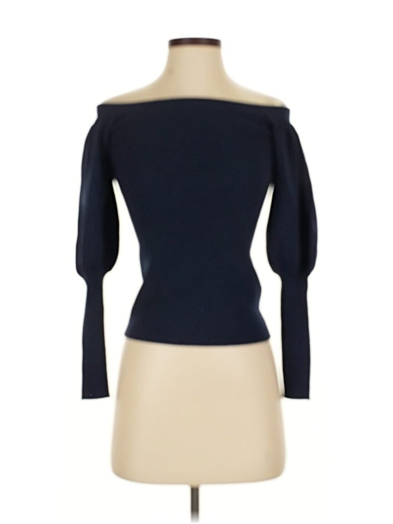 Pre-owned Club Monaco 3/4 Sleeve T-shirt In Blue