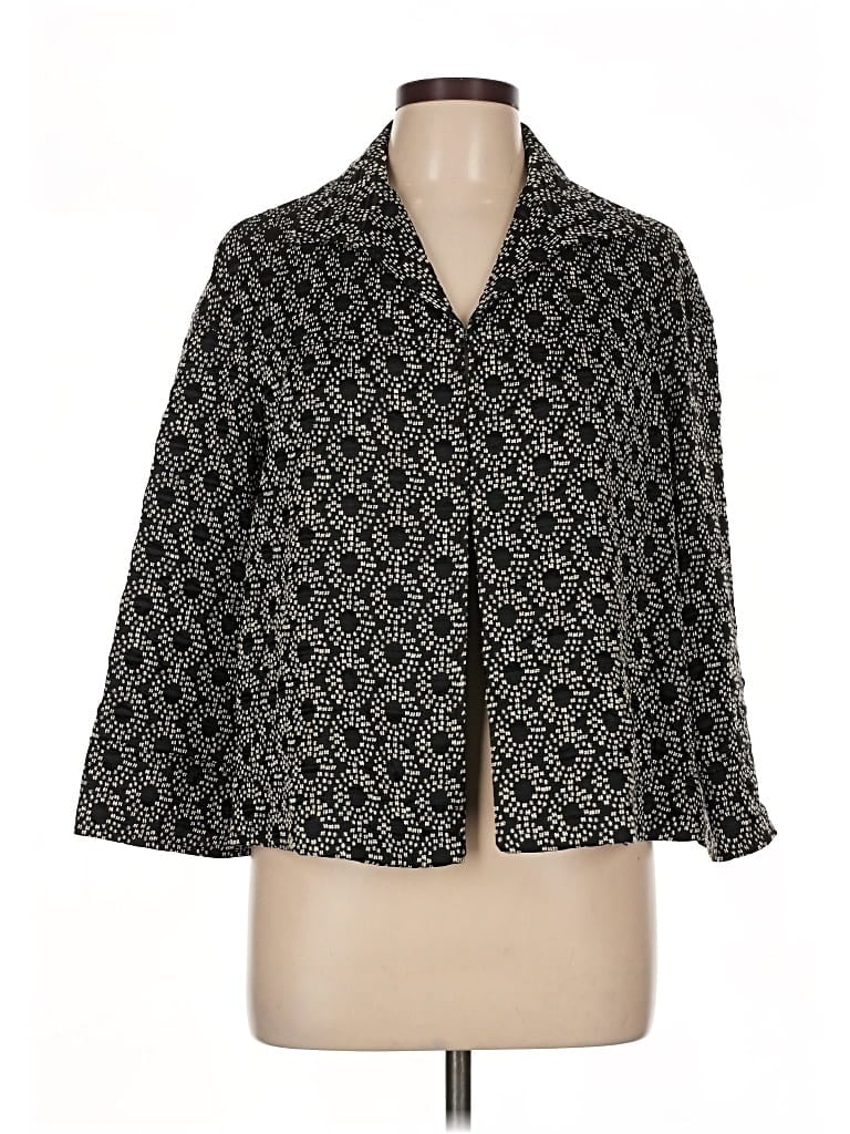 Pre-owned Lafayette 148 Blazer Jacket In Black