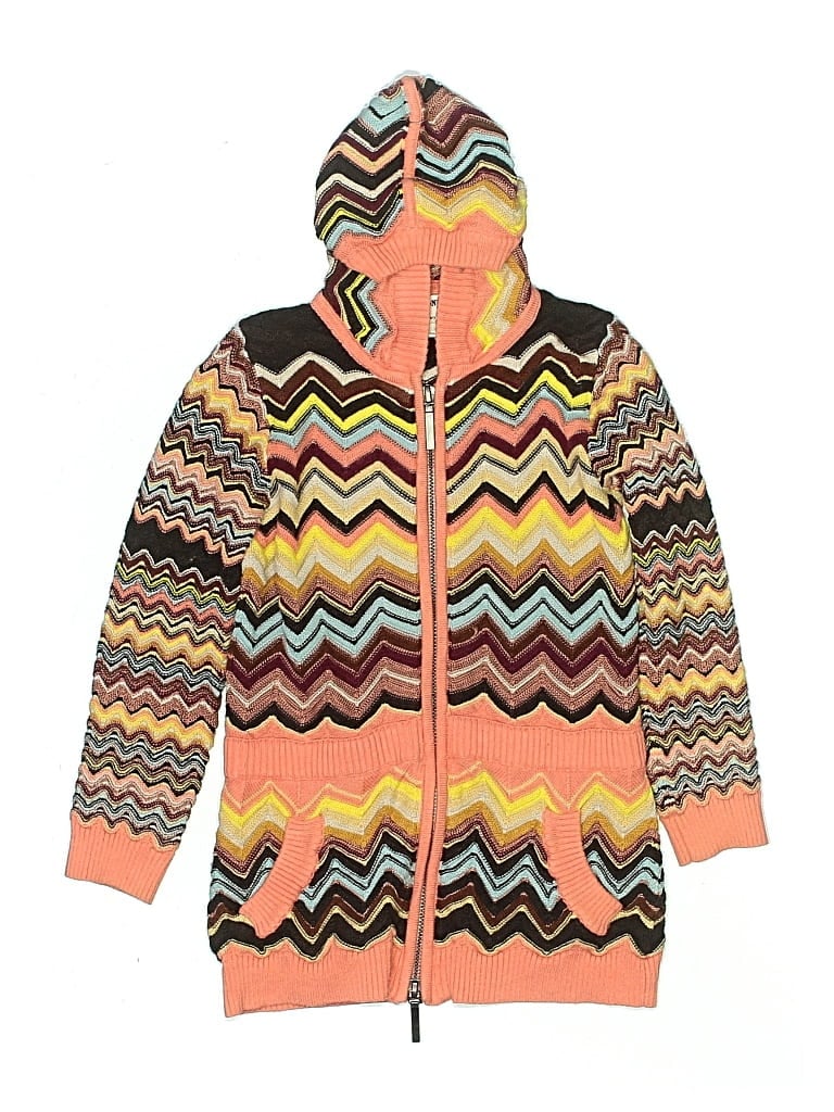 Pre-owned Missoni For Target Kids' Zip Up Hoodie In Orange