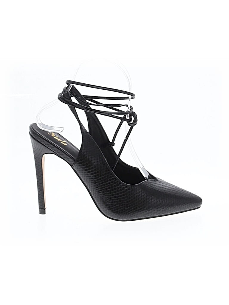 Pre-owned Shein Heels In Black
